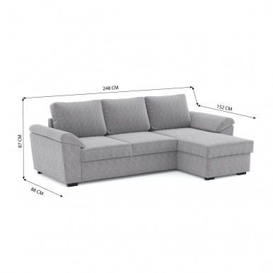 Sofá com Chaise Longue JOM Hudson Sofá com Chaise Longue JOM Hudson