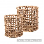 Conjunto 2 cestos NATURAL LIVING ALGUE MARINE 54640 Conjunto 2 cestos NATURAL LIVING ALGUE MARINE 54640