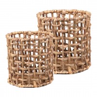 Conjunto 2 cestos NATURAL LIVING ALGUE MARINE 54640