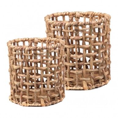 Conjunto 2 cestos NATURAL LIVING ALGUE MARINE 54640 Conjunto 2 cestos NATURAL LIVING ALGUE MARINE 54640