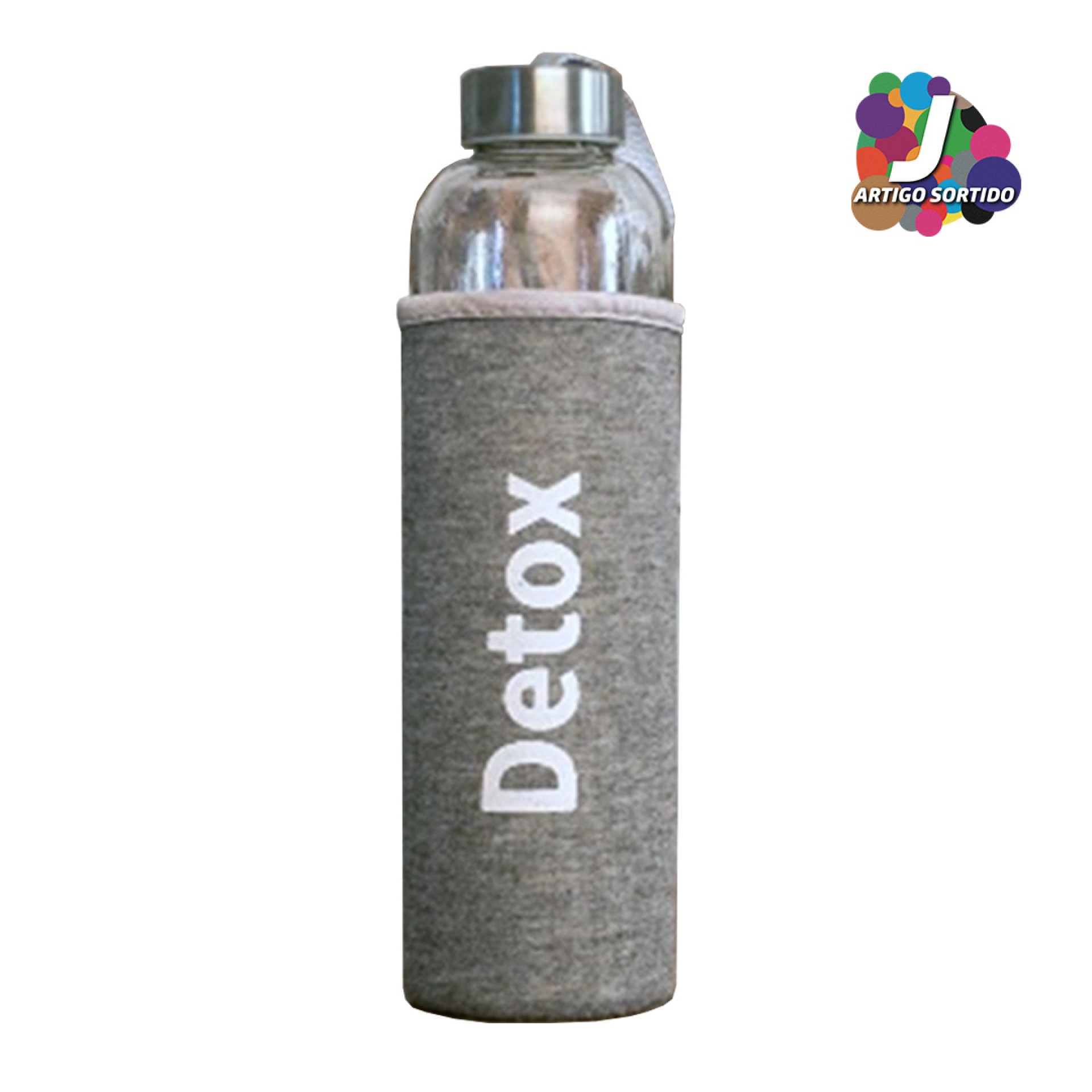 Garrafa vidro com manga JOM 23403