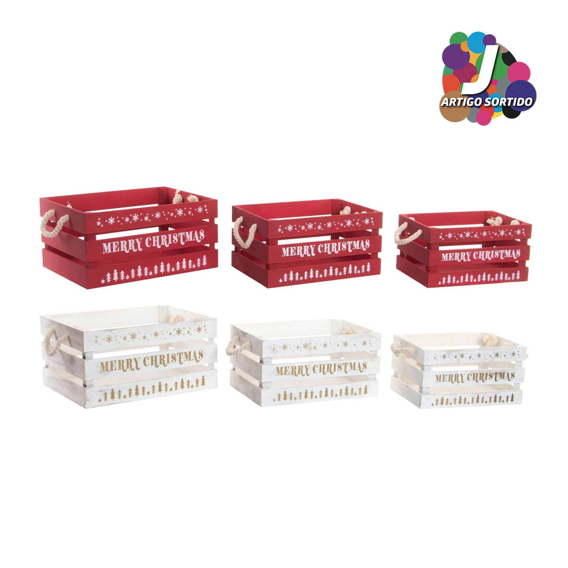 Conjunto 3 caixas JOM NV-184526