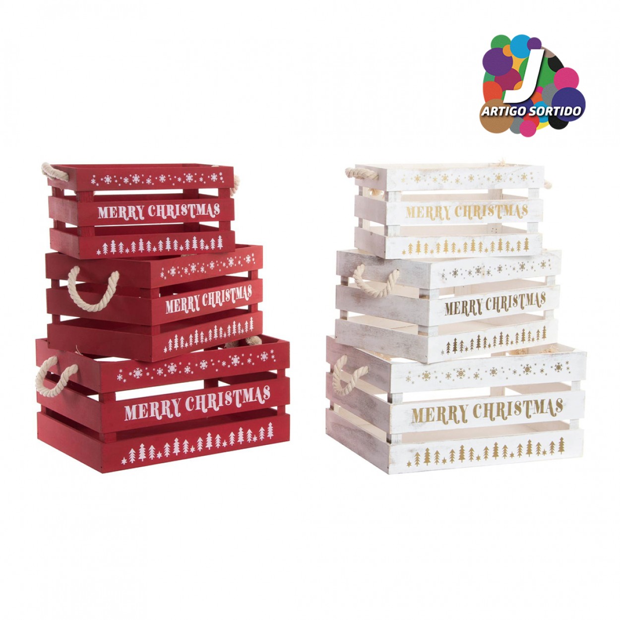 Conjunto 3 caixas JOM NV-184526