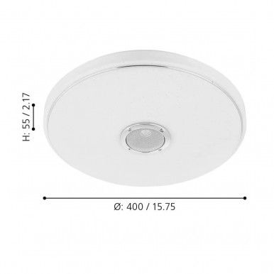 Candeeiro teto EGLO 33703 MILAZZO