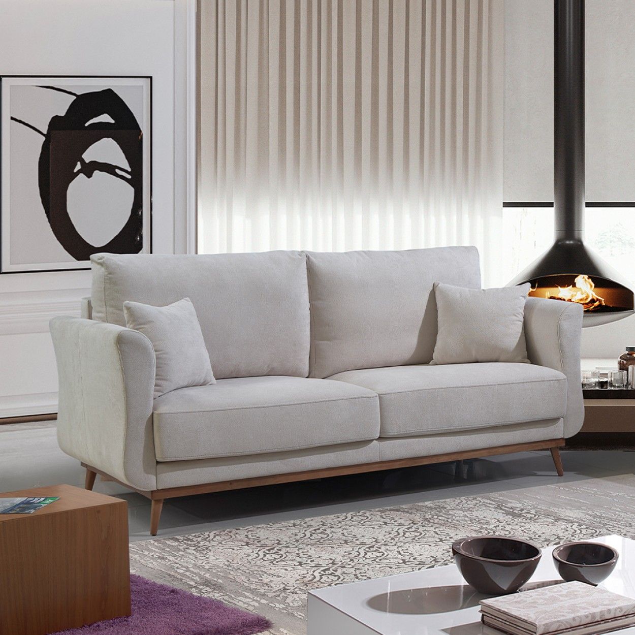 Sofá 3 lugares JOM PORTIMÃO 1335422 JOM