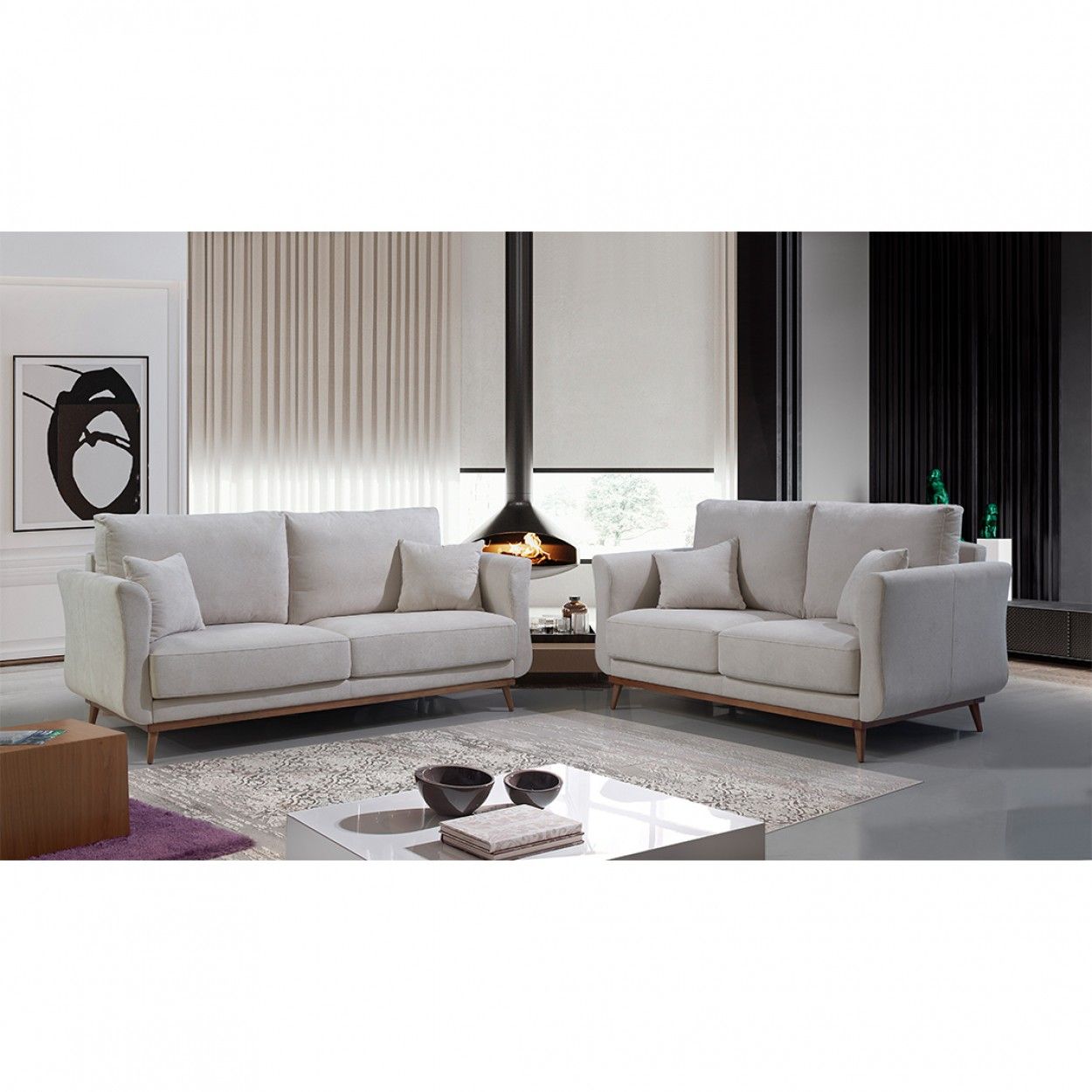 Sofá 3 lugares JOM PORTIMÃO 1335422 JOM