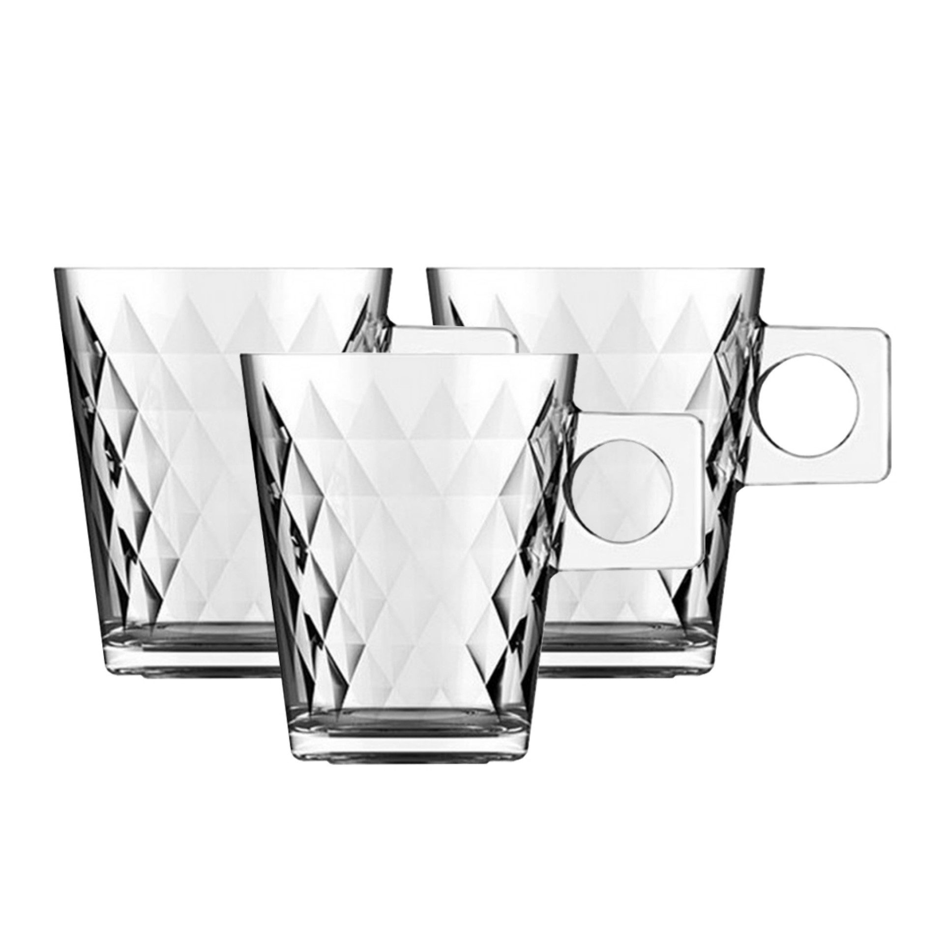 Conjunto 3 Chávenas café LIMA DIAMANTE