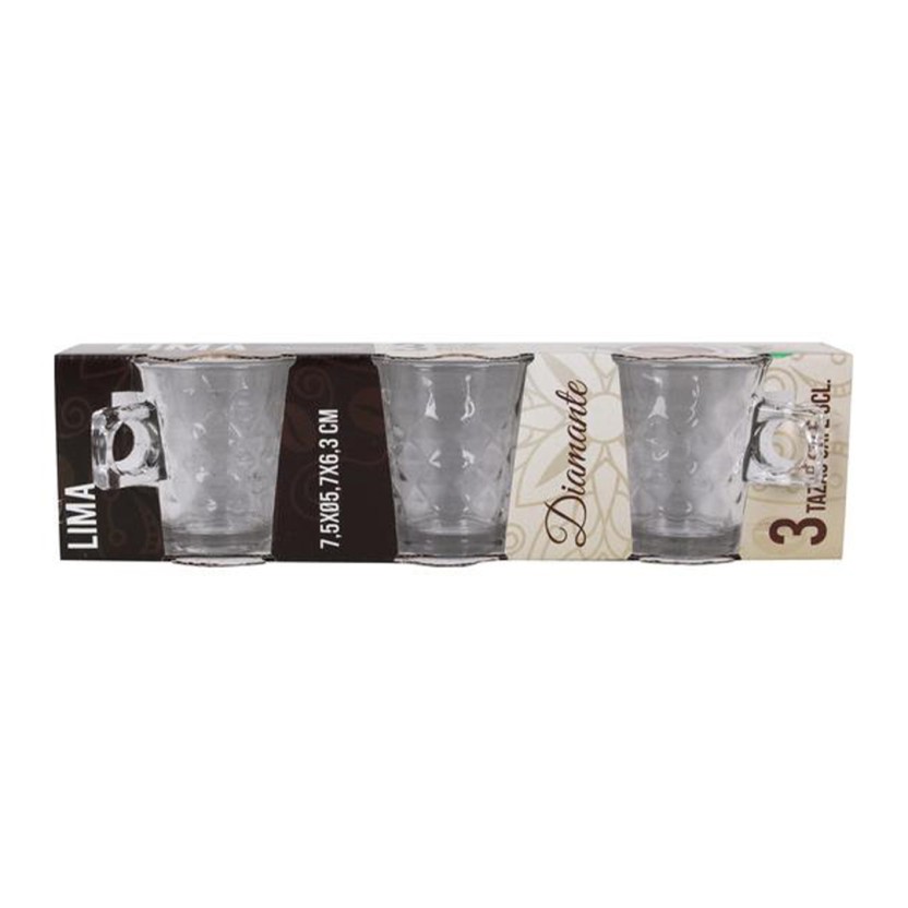 Conjunto 3 Ch�venas caf�  LIMA DIAMANTE