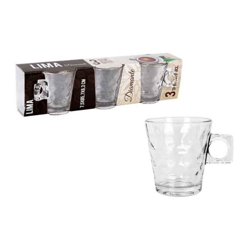 Conjunto 3 Ch�venas caf�  LIMA DIAMANTE