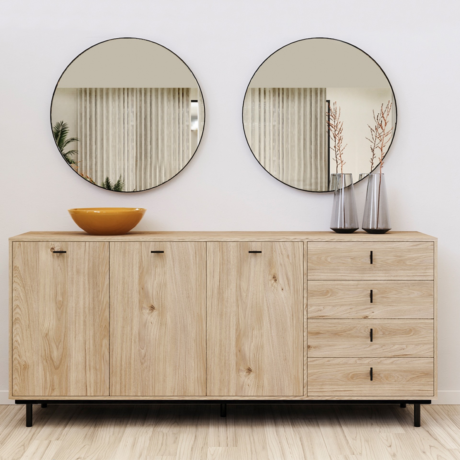 Aparador JOM Industria Peniche 3PT+4GAV