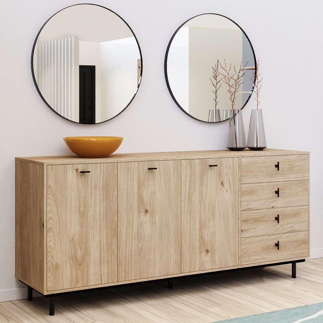 Aparador JOM Industria Peniche 3PT+4GAV