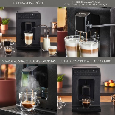 Máquina de Café KRUPS EA897B10 Máquina de Café KRUPS EA897B10