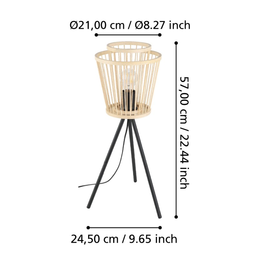 Candeeiro de Mesa EGLO 43854 HYKEHAM