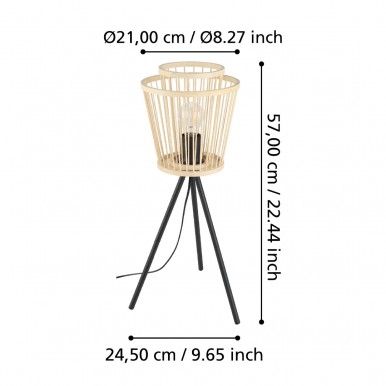 Candeeiro de Mesa EGLO 43854 HYKEHAM