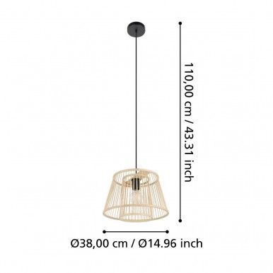 Candeeiro suspenso EGLO 43852 HYKEHAM