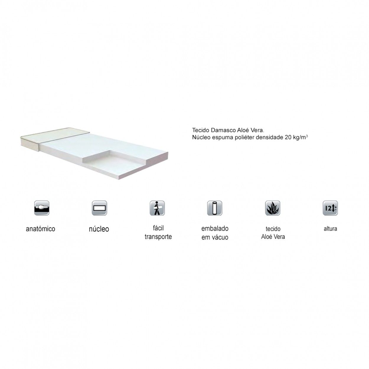 Pack colchões enrolados Lusocolchão Duoroll