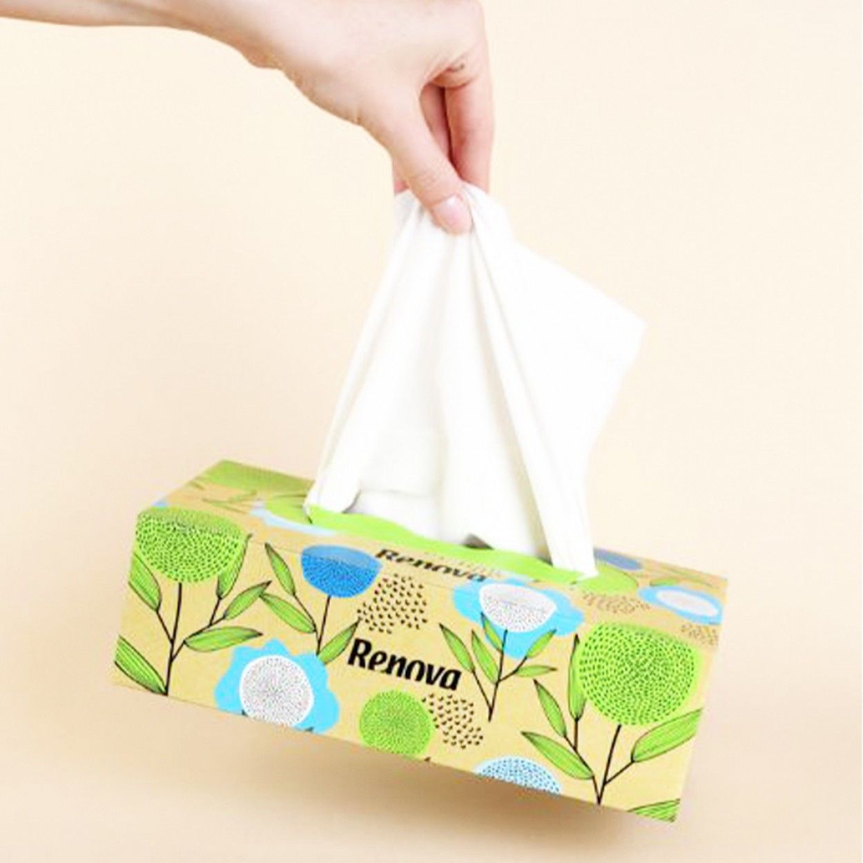 Pack lencos faciais RENOVA RECYCLED