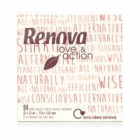Pack 90 guardanapos RENOVA LOVE ACTION