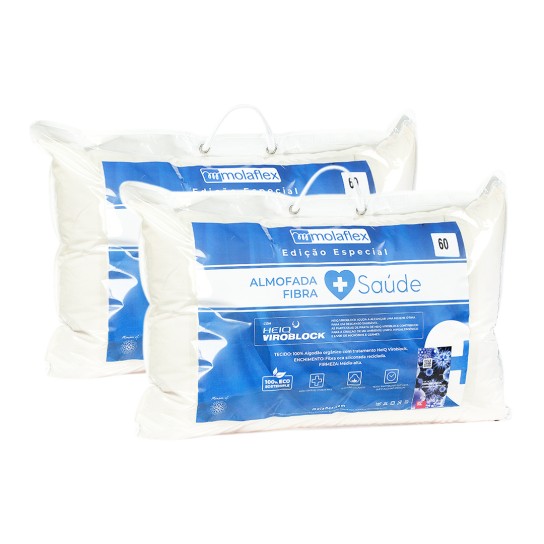 Pack 2 almofadas MOLAFLEX Fibra Saude - Image product