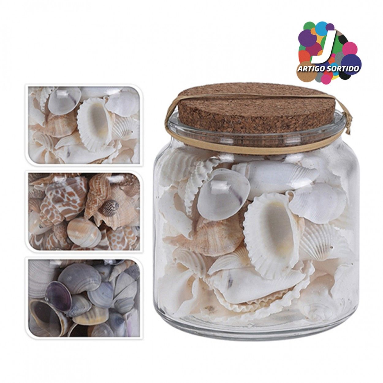 Decor frasco Conchas JOM D22200020