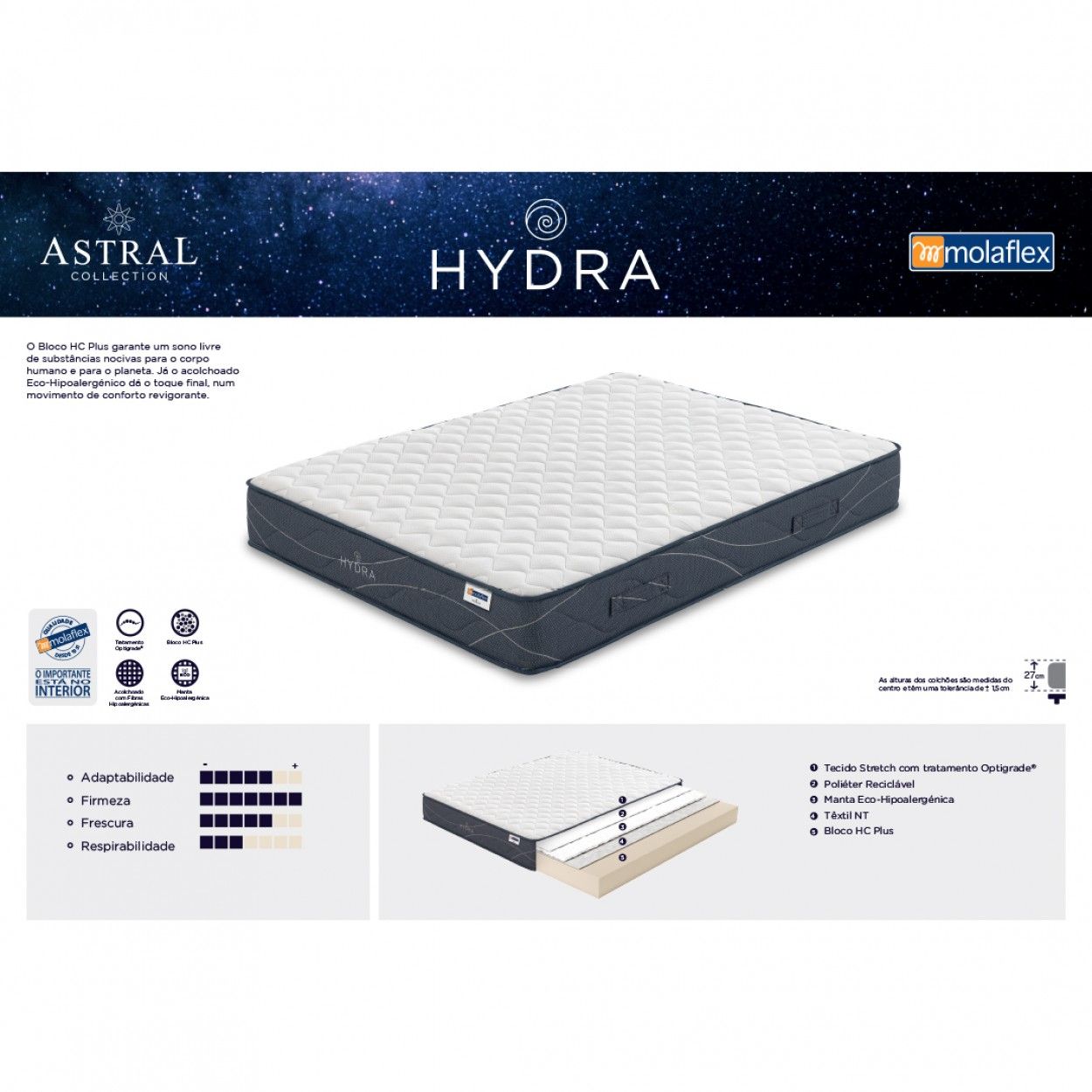 Colcho MOLAFLEX Hydra