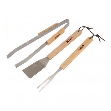 Conjunto 3 peças churrasco JOM BY01012373703 Conjunto 3 peças churrasco JOM BY01012373703