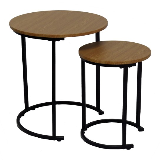 Conjunto de 2 Mesas de Apoio JOM JULIACA - Image product