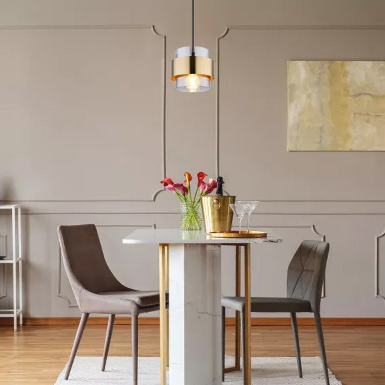 Candeeiro suspenso annika GLOBO HANDELS 15560H MILLEY