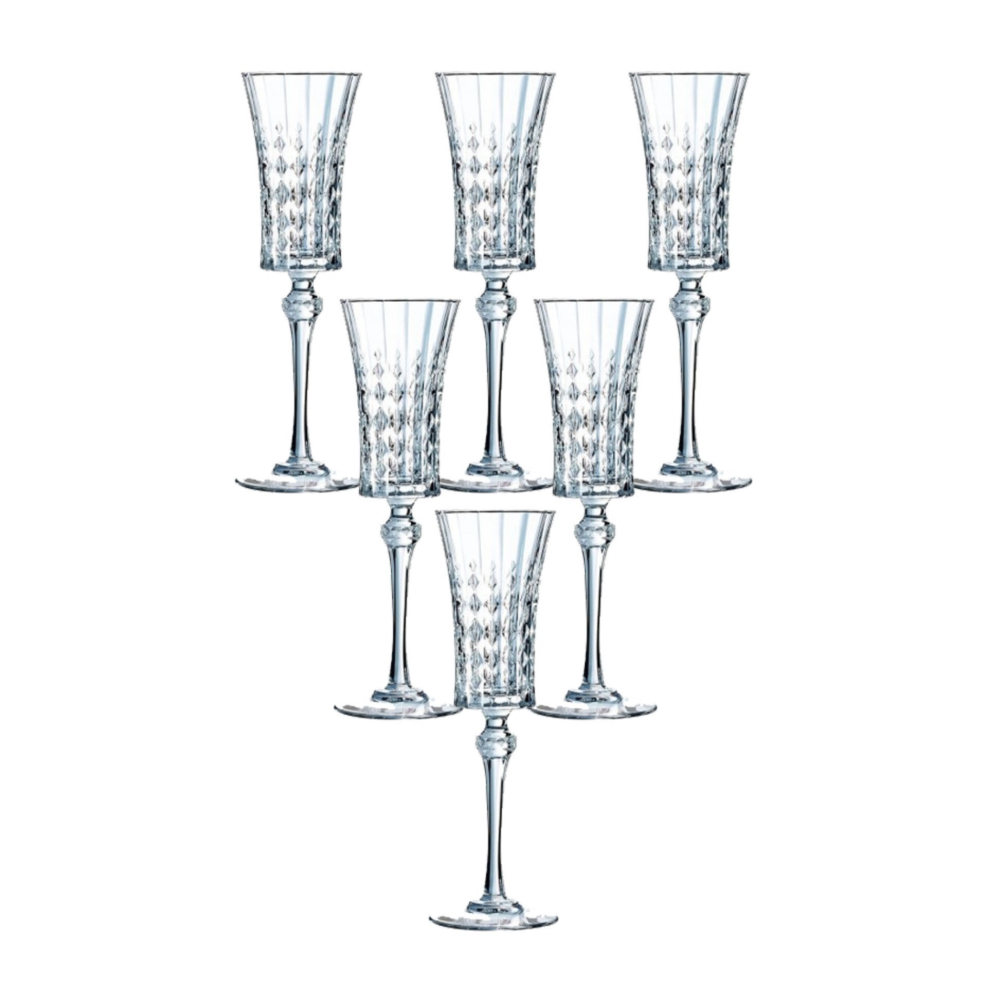 Conjunto 6 flutes ECLAT LADY DIAMOND
