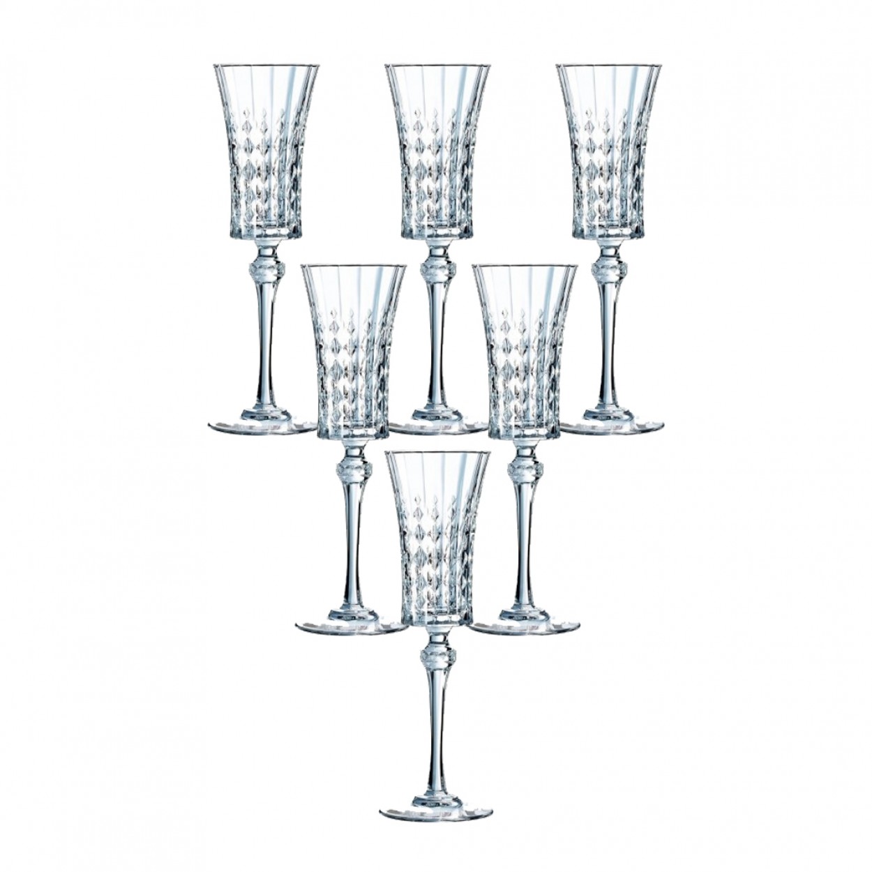 Conjunto 6 flutes ECLAT LADY DIAMOND