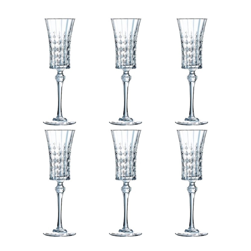 Conjunto 6 flutes ECLAT LADY DIAMOND
