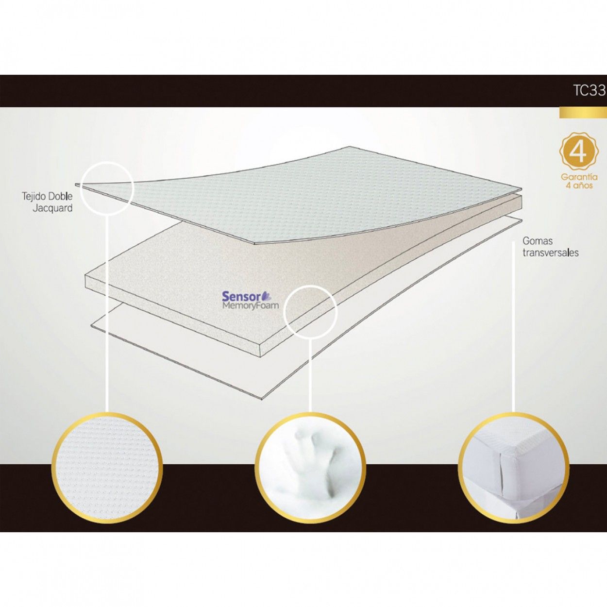 Topper CLASSIC BLANC TC33/37