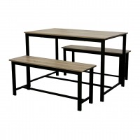 Conjunto Mesa + 2 Bancos JOM OVIEDO