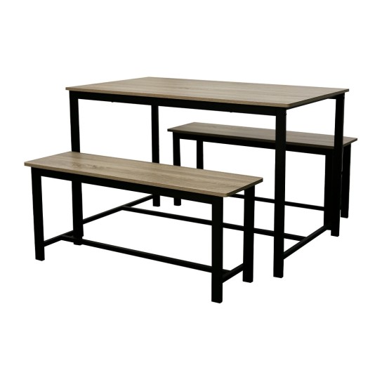Conjunto Mesa + 2 Bancos JOM OVIEDO - Image product