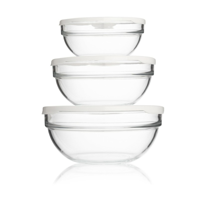 Conjunto 3 saladeiras PASABAHCE CHEF 97314