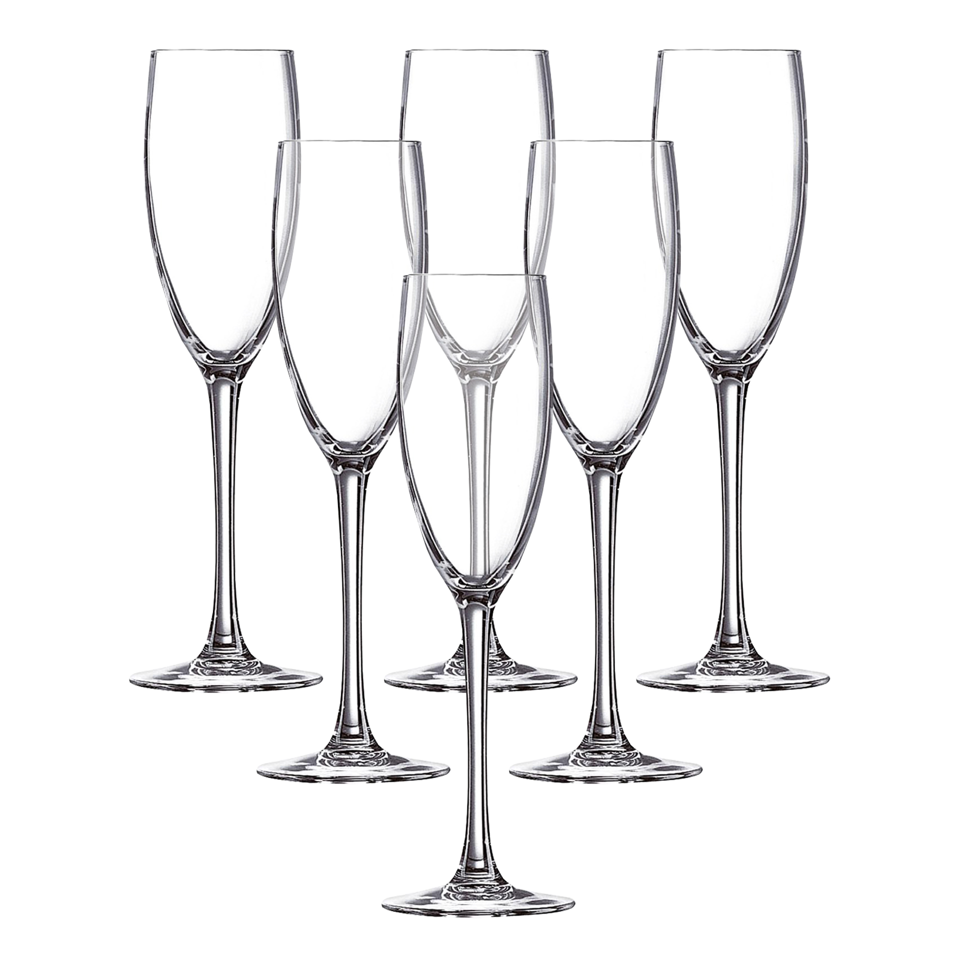 Conjunto 6 flûtes LUMINARC EBRO