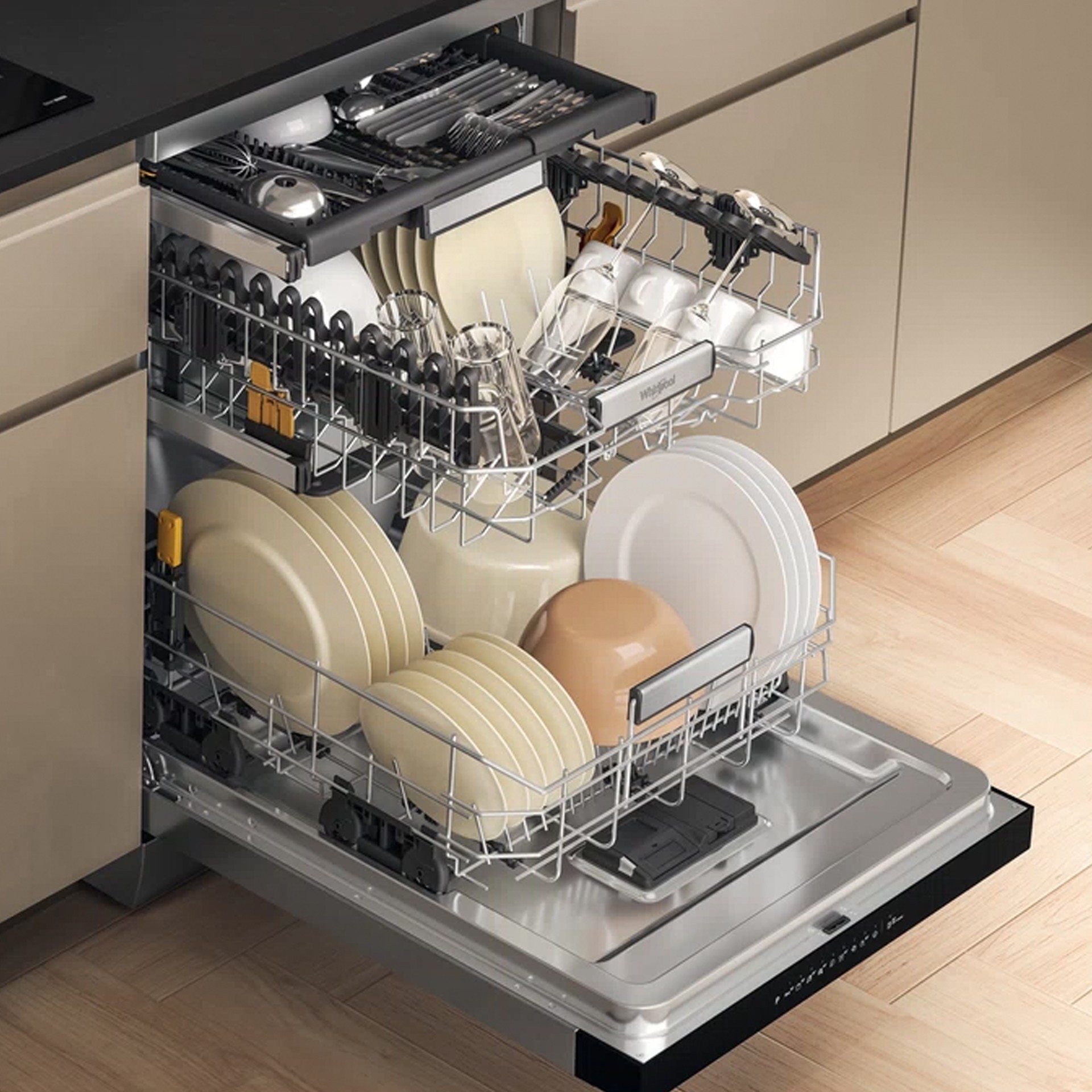 Máquina de Lavar Loiça WHIRLPOOL W7F HP43 X