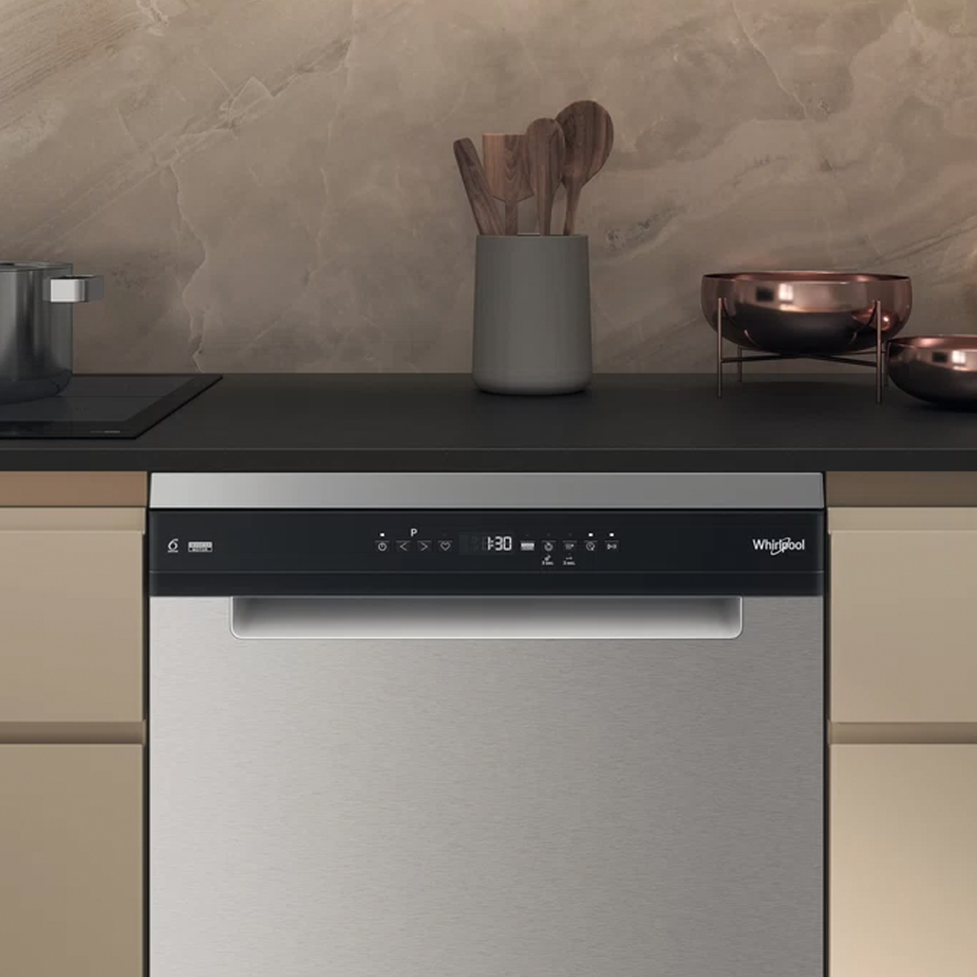 Máquina de Lavar Loiça WHIRLPOOL W7F HP43 X