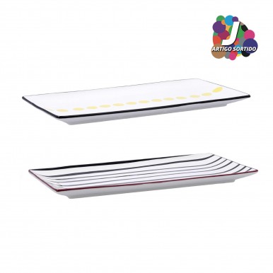 Travessa retangula BIDASOA ZIGZAG 5426061