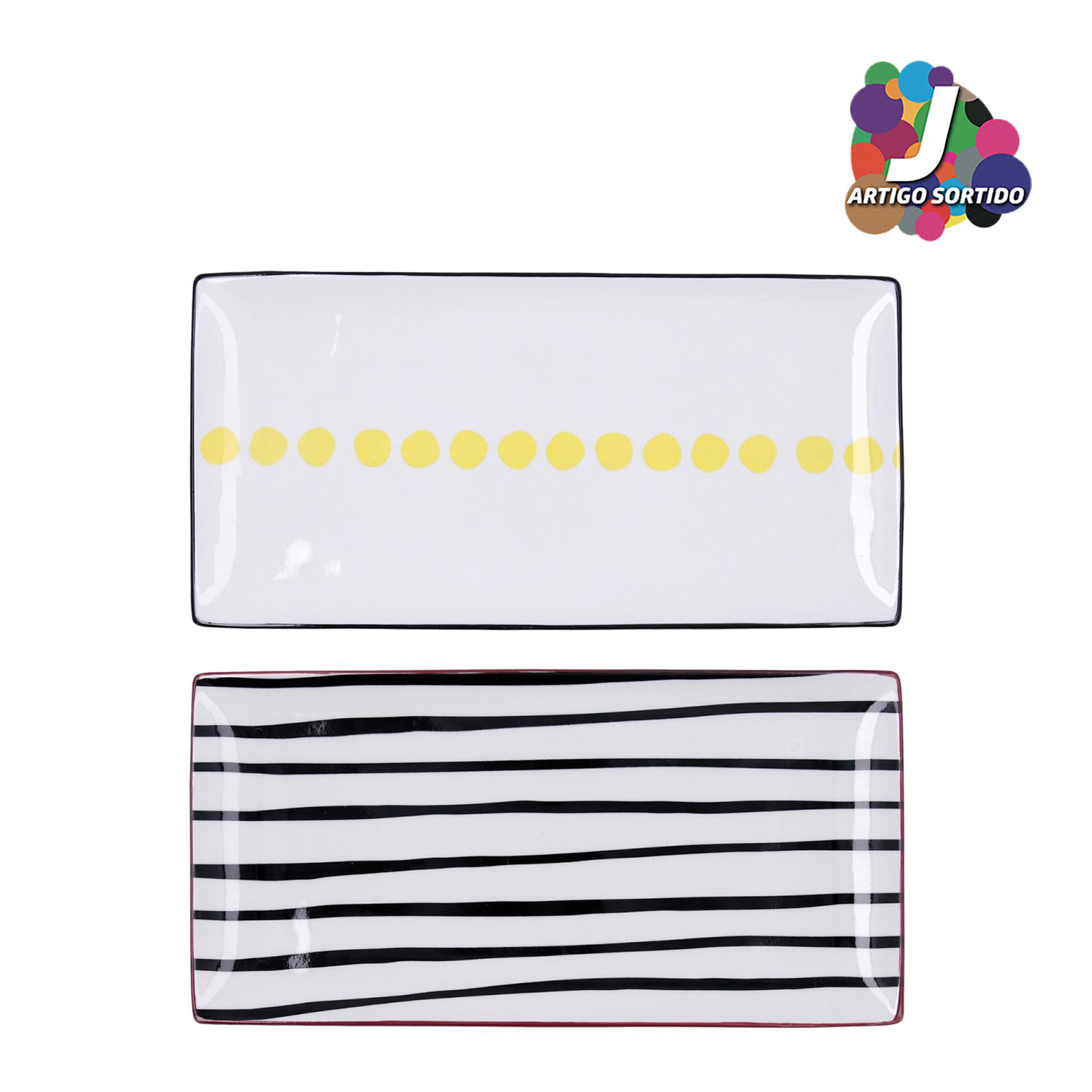 Travessa retangula BIDASOA ZIGZAG 5426061