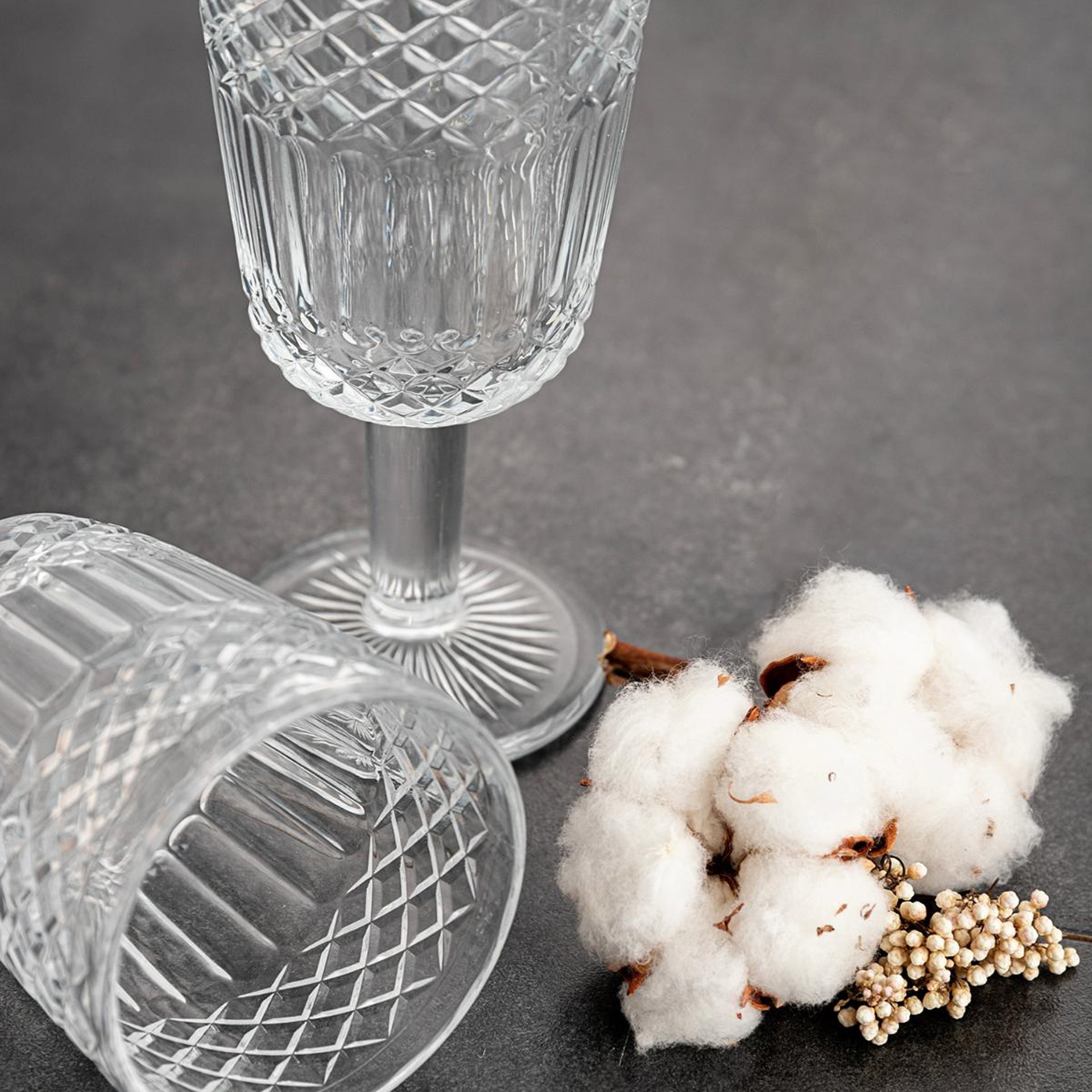 Conjunto 6 copos BIDASOA AGATA