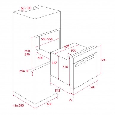Forno TEKA HBB 724 G BUT