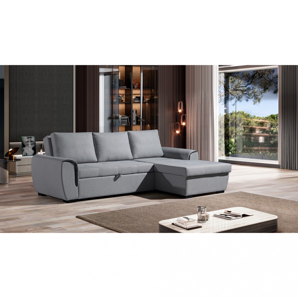 Sofá com Chaise longue JOM Viena 1302312 JOM