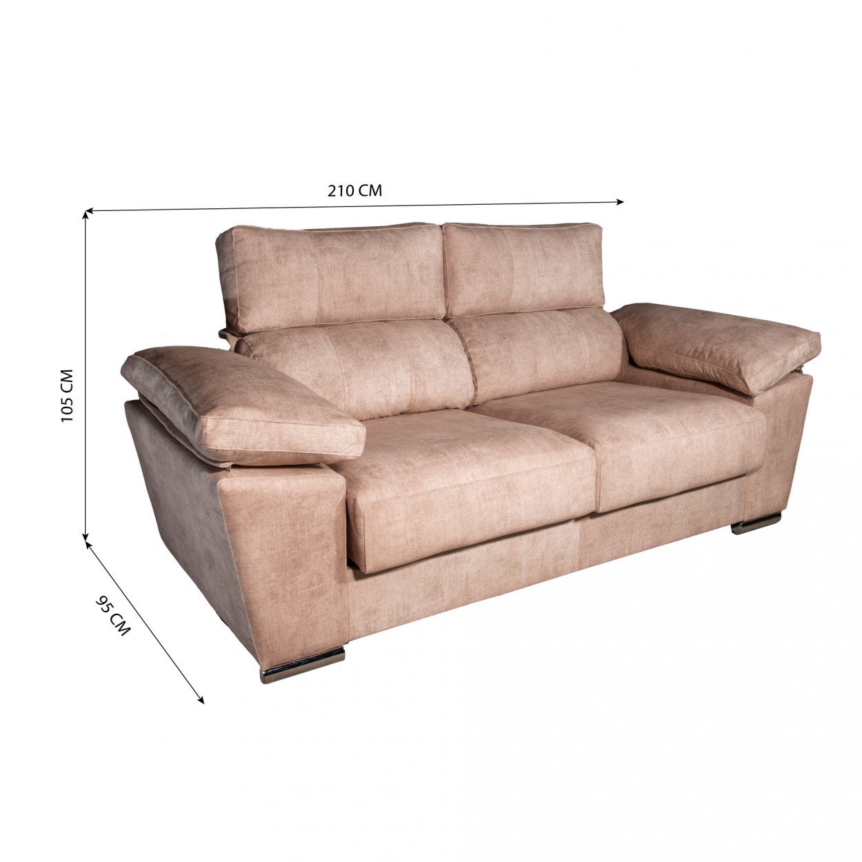 Sof 3 lugares JOM Duna 210