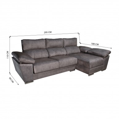 Sof com Chaise JOM Duna 290