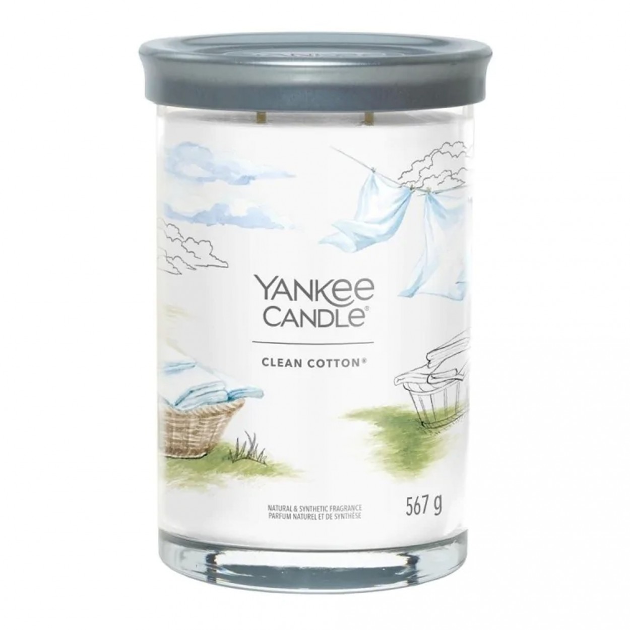 Vela jarro YANKKE CANDLE 1630643E CLEAN COTTON