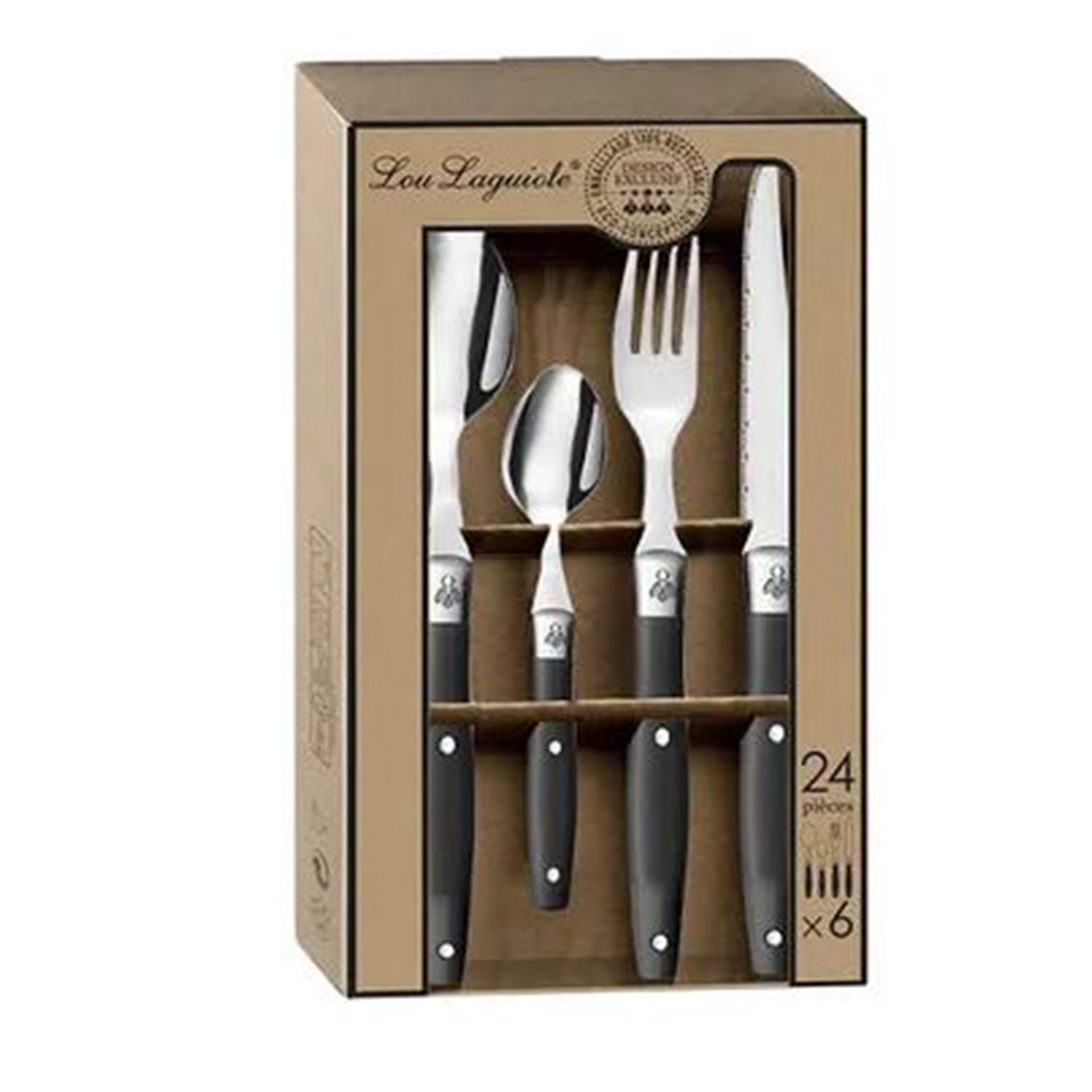 Faqueiro 24 pcs LOU LAGUIOLE COMPTOIR