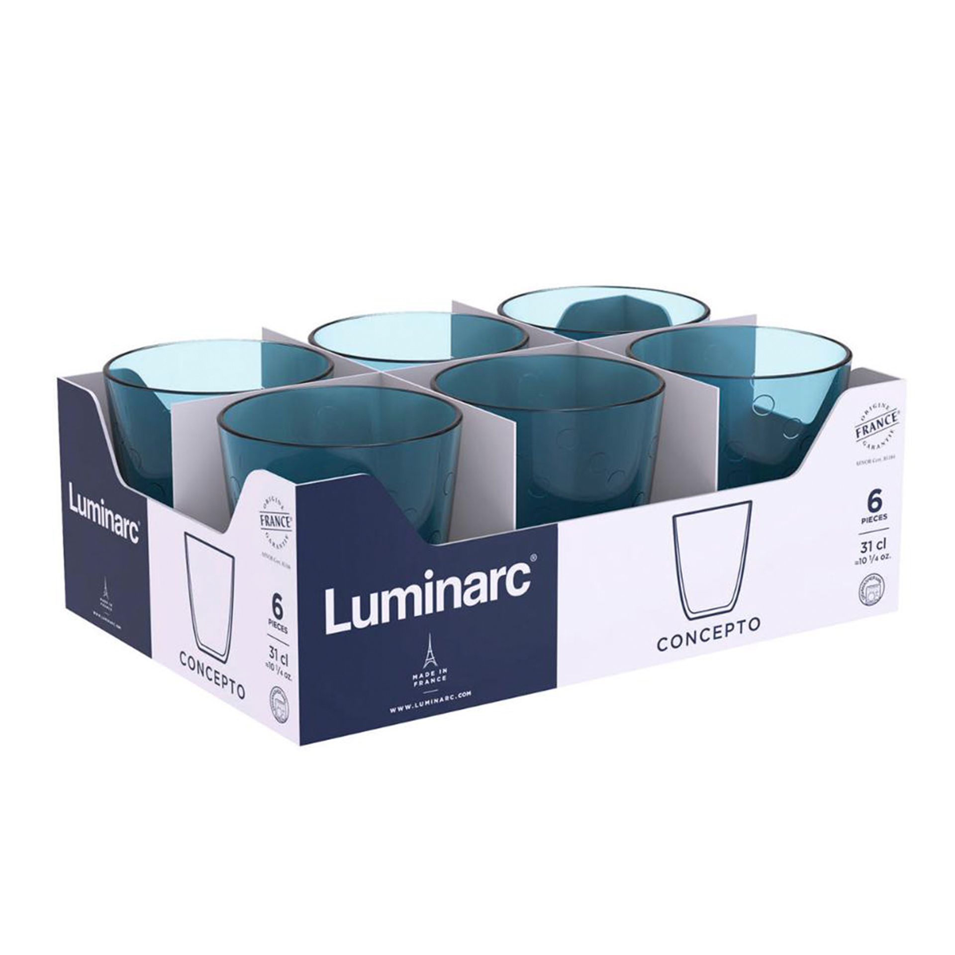 Conjunto 6 copos LUMINARC CONCEPTO