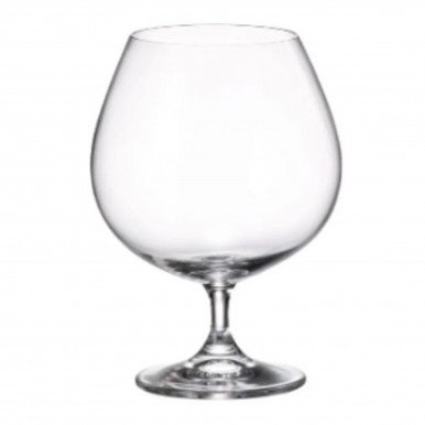 Conjunto 4  copos cognac BOHEMIA CLARA