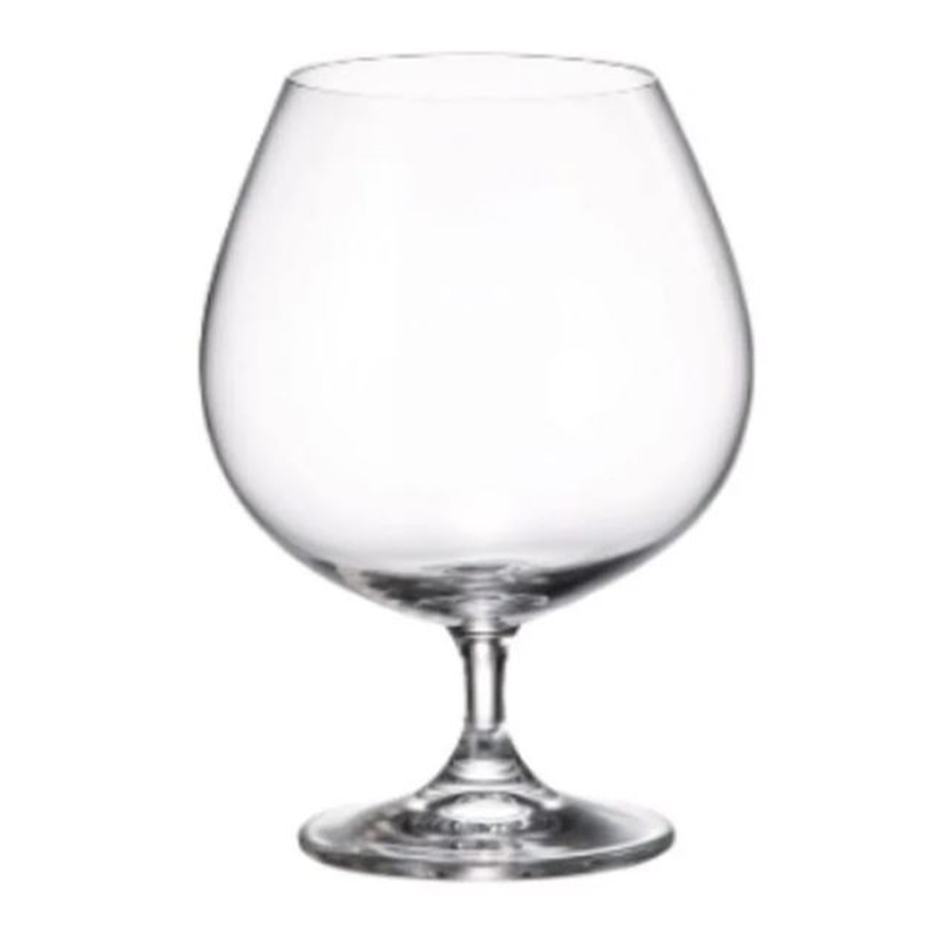 Conjunto 4 copos cognac BOHEMIA CLARA